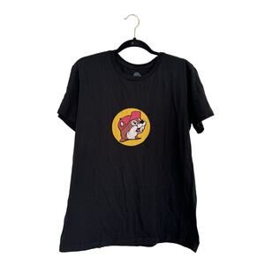 Buc-Eees T Shirt Black Size Large Unisex